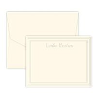 Personalized Constance Card - Embossed (Ivory)