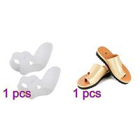 Yuanbbo Women Comfy Sandal Shoes,Bunion Corrector Artificial Leather Shoes Toe Breathable Beach Peep Toe Casual Sandals with The Splint