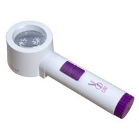 7X LED Illuminated Hand Held Stand Magnifier - 1.9 Inch Lens