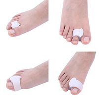 Acamifashion 1 Pair Silicone Bunion Corrector Toe Separator Straightener Pain Relief Tool