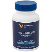 Saw Palmetto Extract 160mg, Supplement for Prostate Health Easy to Swallow Softgels (100 Softgels) by The Vitamin Shoppe