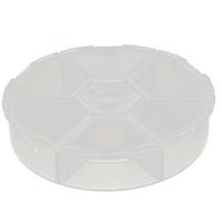 uxcell Outdoor Travel Medicine Tablet Pill 6 Slots Organizer Box Storage Holder