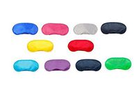 DMtse 10 X Colorful Soft Sleep Eye Mask Night Sleeping Shade Cover Blindfold Car Train Travel Eyeshade (Individual Pack)