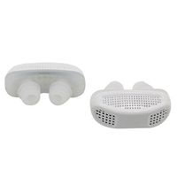 HLY 2018 New Prevent Snoring| Mini Silicone Anti Snoring Device Snoring Stopper Nose Clip Relieve Snoring Nose Stopping Sleeping Aid Snore Ventil Solution YY (Color : White)