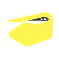 Vacally Wrapping Paper Cutter Christmas Gifts Wrapping Paper Cutting Tool Wrapping Tool Portable Paper Trimmer 7.5×4.5cm (Yellow)