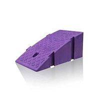 Splice Non-Slip Triangle Pad, Portable Light Wheelchair Ramp Car Bicycle Scooter Slow Down Mute Curb Uphill Mat (Size: 25 40 16cm) (Color : Purple, Size : 254519CM)