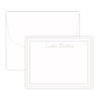 Personalized Constance Card - Embossed (White)