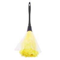 LIUCM Cleaning Feather Duster Anti Static Dust Brush Household Cleaning Suuplies Black Handle Yellow