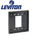 Leviton 3254-I Four-In-One Adapter Plate. To Be Used with Cat 1254 and 21254 Only - Ivory