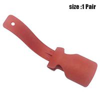 Lazy Shoe Helper, Portable Sock Slider - Handled Shoe Horn - Shoe Lifting Helper Easy on Easy Off, Plastic Shoehorn - One Size Fits for All Shoe