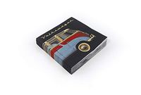 BRISA VW Collection - Volkswagen Samba Bus T1 Camper Van Design Printed Napkins, Serviette, Paper Towel, Kitchen Utensil (20 pcs. 13x13 Inches 3-ply/Black)