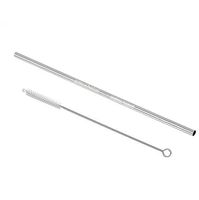 Personalized Lazer Designs Stainless Steel Straw with Brush 8 1/2"