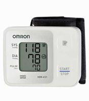 Omron Blood Pressure Monitor (Wrist Type) HEM-6121- Home Blood Pressure Monitor for Upper Arm- Instant Readings]