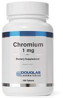 Douglas Laboratories - Chromium (1 mg.) - Trace Mineral Supports Insulin Action and Metabolism - 100 Tablets