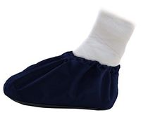 CastMate Cast Foot Toe Protective Cover Made USA Machine Washable (Navy, Large)