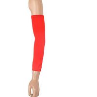 EUBUY Long Cotton Leg Warmer Basketball Elbow Sleeve Elbow Brace, Compression Elbow Sleeve Support (Red)