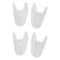 2 Pairs Silicone Gel Toe Separator Orthotics Toe Spacers Correct Overlapping Stretchers Bunion Relief Guard Cushion L