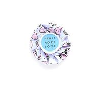 Funny Hot Water Bag-Round Shape Hot-Water Bag Bottle Adorable PVC Cartoon Pattern Winter Water Container (Size : Strawberry)