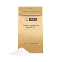 Natural Washing Soda (5 lb.) by Pure Organic Ingredients, Also Called Soda Ash or Sodium Carbonate, Eco-Friendly Packaging, Multi-Purpose Cleaner, Water Softener, Stain-Remover