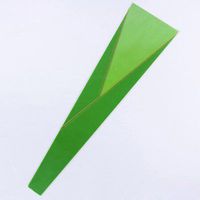 BBC Flower Wrapping Paper Single Rose Packaging Bag 100 Pack (Green)