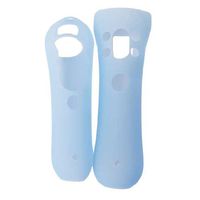 OSTENT Soft Silicone Skin Cover Case Pouch Sleeve Compatible for Sony PS3 Motion Move Controller Color Blue