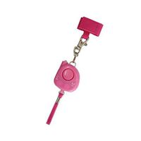 Weatherproof Personal Alarm with Rip Cord Activation and Attachment Utility Strap (PPS-17WPP Waterproof Pink)