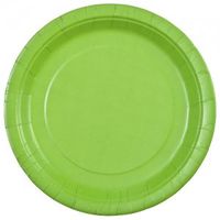 Pans Pro Party Colors 9" Round Dinner Paper Plate's (60, Sunny green)