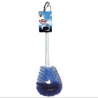 Mr. Clean Twisted Wire Toilet Bowl Brush, Plastic Handle, White 1 Each