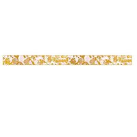 bjduck99 5m Adhesive Cute Bronzing Flower Geometric Scrapbooking Decorative Washi Paper Tape