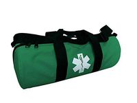 O2 Oxygen Duffle Responder Trauma Sleeve Bag with Star of Life Logo Fire Fighter (Green)