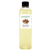 Kukui Nut Oil - 8 fl oz (237 ml) - Cold Pressed 100% Pure - GreenHealth