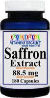 #1 Best VALUE Premium Pure Saffron Extract 88.5 Mg, 180 Capsules- 6 Month Supply!! (Only one capsule a day) Saffron Is a Natural Appetite Suppressant by Vitamins Because