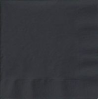 Creative Converting-Black Velvet Napkins-Dinner