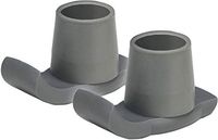 NOVA Walker Glide Skis, Universal Fit, One Pair, Gray