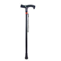 Qi Peng Crutches - Smart Cane Old Non-Slip Cane with Light MP3 Radio Multi-Function Trekking Pole Adjustable Telescopic Walking Stick Crutch