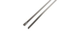 South Main Hardware 888110 100-Pack 14 inch Stainless, 200-lb Test tainless Steel Cable Ties, 14-Inch, 100 Pieces