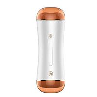 Vioretf- Fitness mǎssǎge Exercise USB Charging Noiseless Intelligent Mǎlē Aǐrcrāft Cùp Mástùrbàtion Mássagê, Interactive Pronunciation Automatic Manual Operating Piston Ánal Tóy (Color : White)