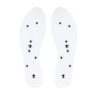 Women Men Magnetic Massage Shoe Insoles Gel Pad Therapy Acupressure Foot Care Cushion Thin body and fine body massage foot pad insole