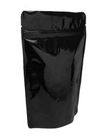 BAP 2 oz Black Stand up Pouch with Zip (100 pcs)