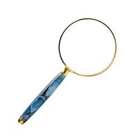 Jing Boutiques/AI LI WEI Magnifier HD Magnifying Glass, Portable Handheld Elderly Children Reading Observation Map File Viewing Mirror