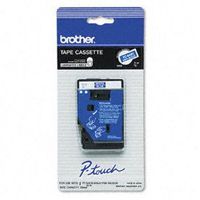 3/8" (9mm) White on Blue P-touch TC Tape for Brother PT-25, PT25 Label Maker
