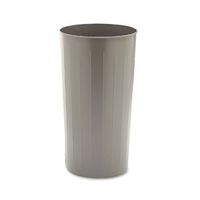 Safco 9610CH Round Wastebasket Steel 20gal Charcoal