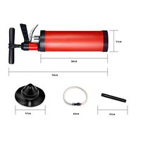 Sisyria Air Pump Drain Blaster Powerful Toilet Plunger High Pressure Drain Plunger Toilet Dredge Clog Remover for Toilet Bathroom