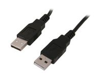 Hi-Speed USB 2.0 cable - Male A to Male A, Version 2.0 (15 ft black)