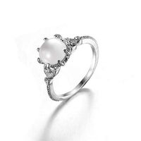 YouCY Leaf Opal Ring Engagement Ring Round Ring Jewelry Christmas Birthday Proposal Gift Bridal Engagement Party For Women Girl(Size 6-10),Size 10