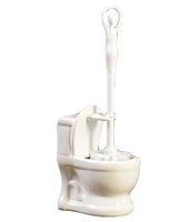 DRAGON SONIC Creative European Style Ceramics Toilet Brush with Holder/WC Clean Brush