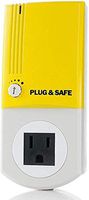 Plug & Safe - Alarm Motion Sensor Detector - Wireless Security System for Home - Adjustable Sensitivity - Effective Window Vibration Sensor - Hassle Free Emergency Alert Equipment (Yellow)