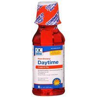 Quality Choice Daytime Non-Drowsy Cold & Flu Liquid 8 Ounces Each (5)