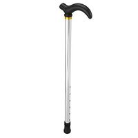 Healifty Adjustable Cane Hand Walking Stick Hiking Trekking Poles for Men Women Elderly Seniors Handicap (Silver)