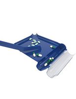 Left Hand Pill Counter Tray with Spatula (Blue)